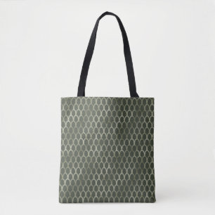 Snake Reptile Wild Animal Skin Pattern Tote Bag