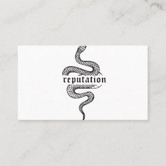 Snake Reputation In The World T-Shirt Business Card