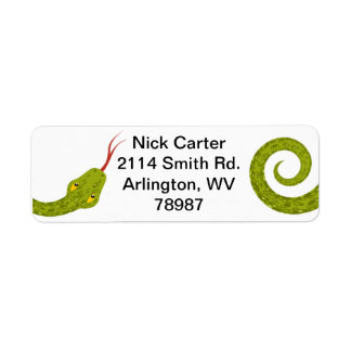 snake return address labels
