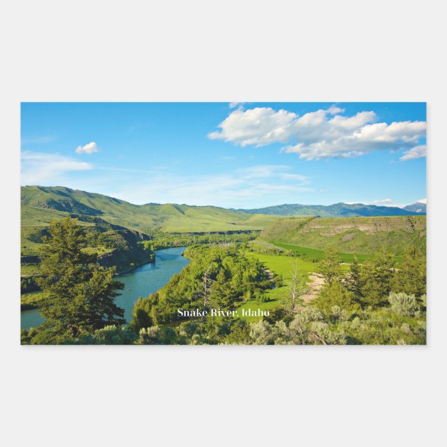 Snake River, Central Idaho, Sticker (Front)