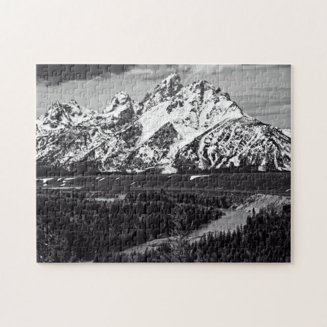 Snake River Curve - The Grand Tetons Puzzle (Horizontal)