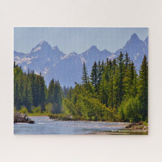 Snake River &  Grand Tetons - Wyoming Jigsaw Puzzle (Horizontal)