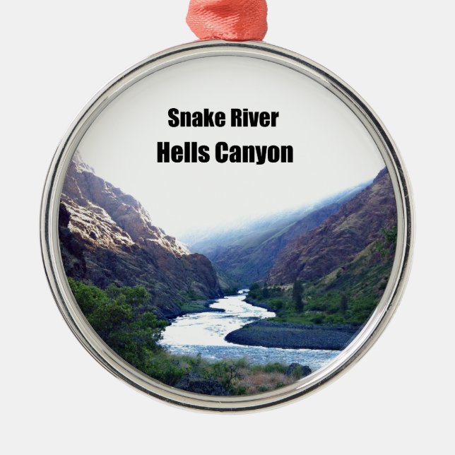 Snake RIver, Hells Canyon Metal Ornament (Front)