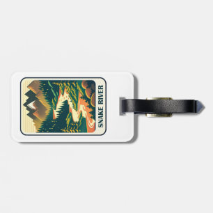 Snake River Idaho Colours Luggage Tag