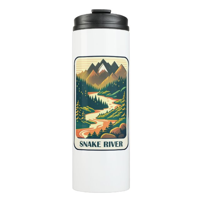 Snake River Idaho Colours Thermal Tumbler (Front)