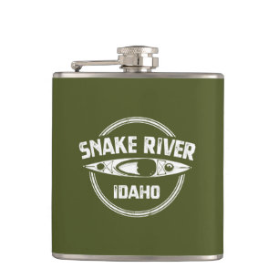Snake River Idaho Hip Flask