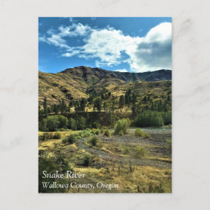 Snake River, Wallowa County, OR Postcard