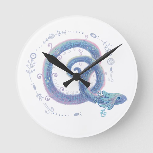 snake  round clock (Front)