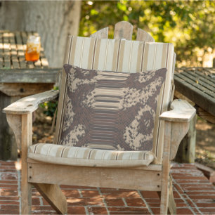 Snake Scales Outdoor Pillow
