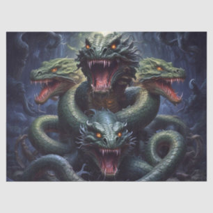 Snake Serpent Dragon Monster Fantasy Decoupage Tissue Paper
