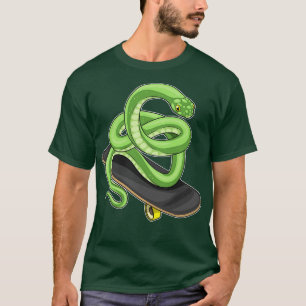 Snake Skater Skateboard Sports T-Shirt