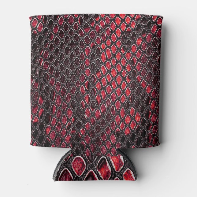 Snake skin: abstract background. can cooler (Front)