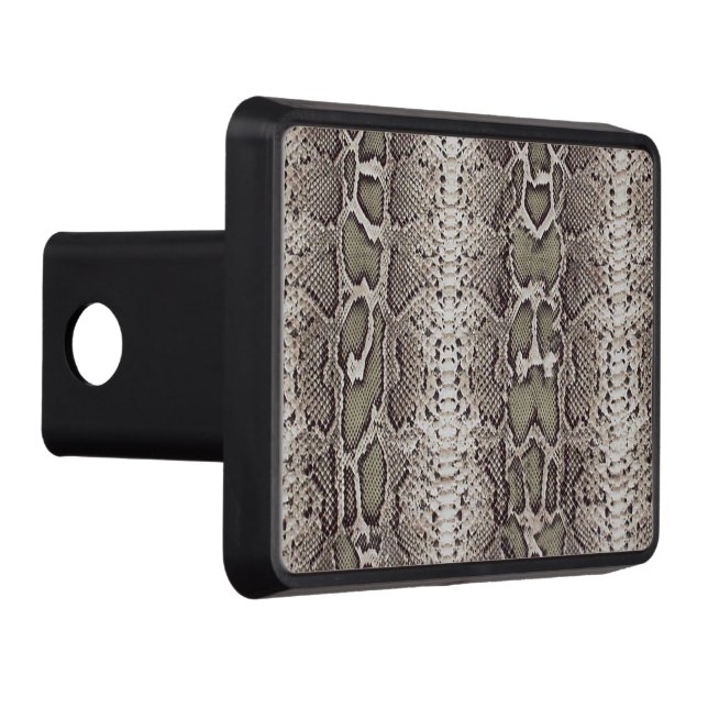 Snake Skin Animal Print Trailer Hitch Cover (Right)