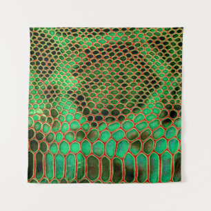 Snake skin background tapestry