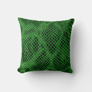 Snake skin background throw pillow