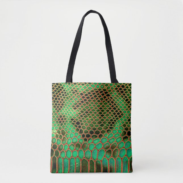 Snake skin background tote bag (Front)