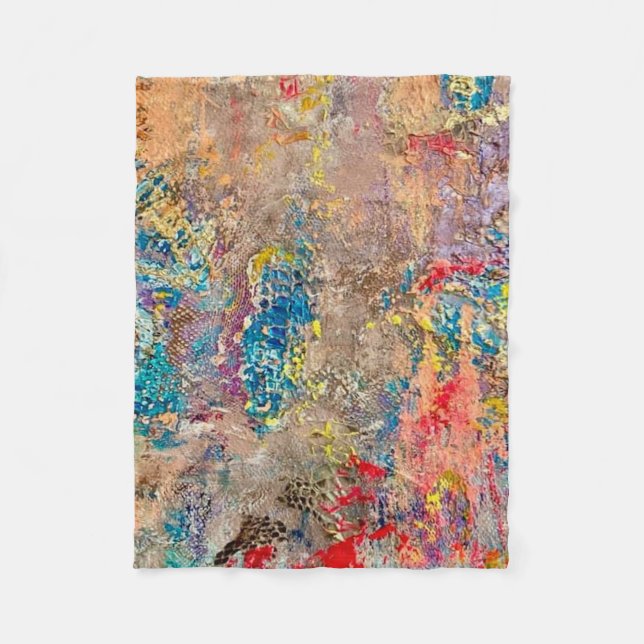 Snake Skin Blanket Subtle yet Bold Vibrant (Front)