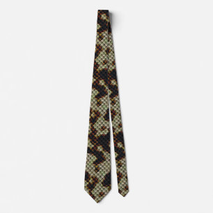 Snake Skin Camo style Tie