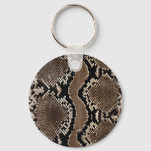 SNAKE SKIN DESIGN KEYCHAIN