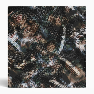 Snake skin , leather binder
