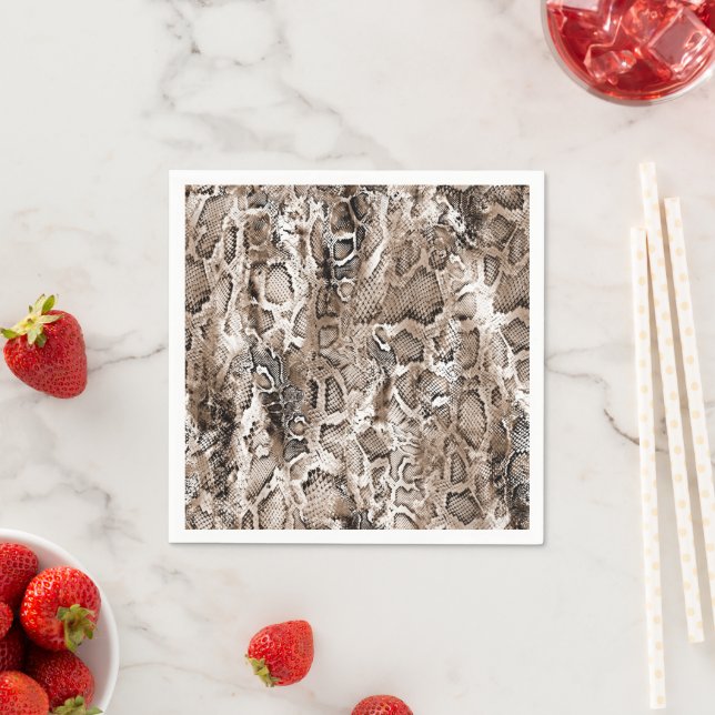 Snake Skin Pattern  Napkin (Insitu)