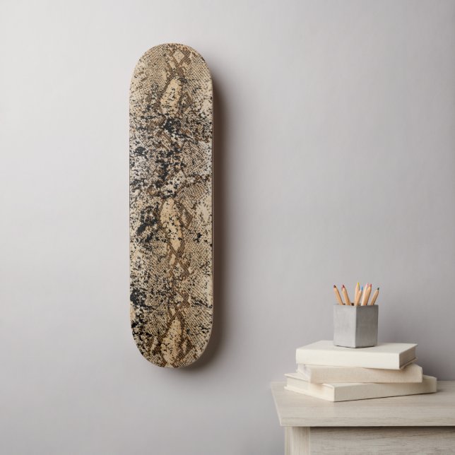 Snake Skin Pattern Skateboard (Wall Art)