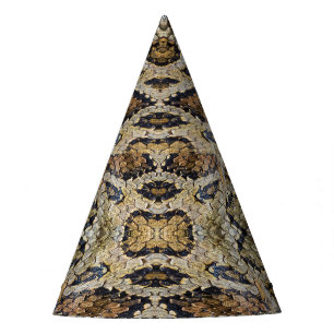 Snake Skin Pattern Texture Party Hat
