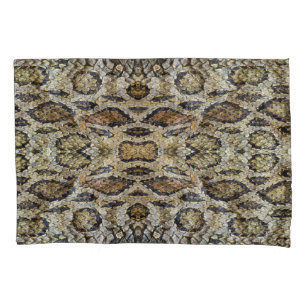 Snake Skin Pattern Texture Pillowcase