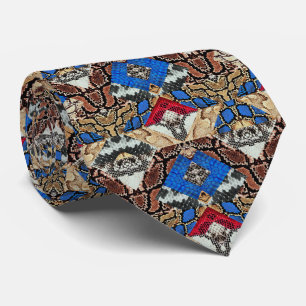 Snake Skin Pattern Tie