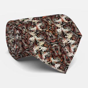 Snake Skin Pattern Tie