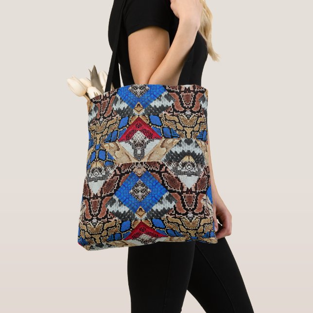 Snake Skin Pattern  Tote Bag (Close Up)
