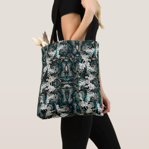 Snake Skin Pattern Tote Bag