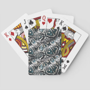 Snake skin playing cards