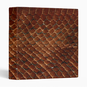 Snake Skin Print Binder