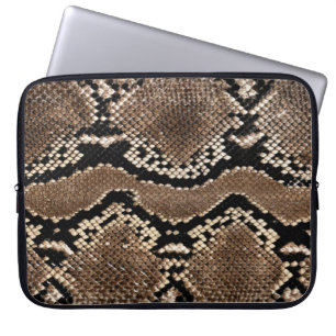 Snake Skin Print Laptop Sleeve