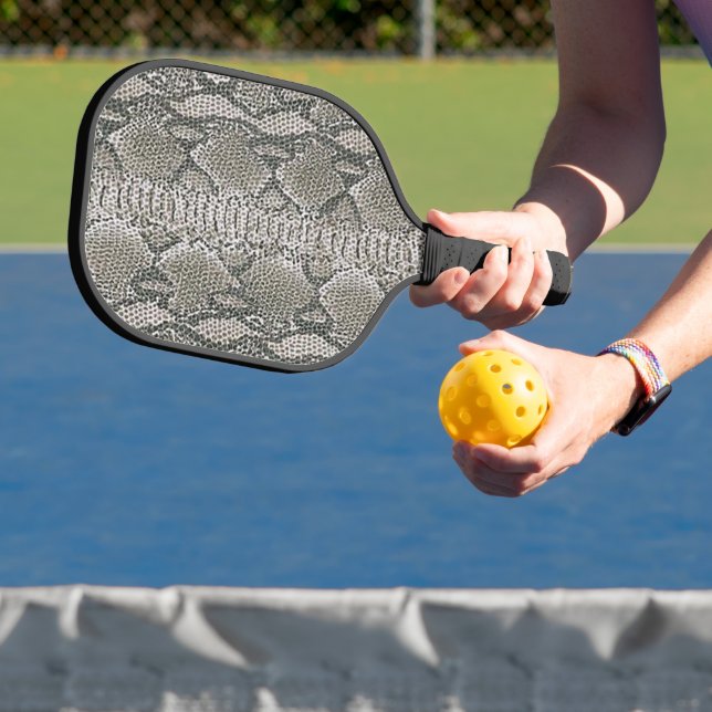 Snake Skin Print Pickleball Paddle (Insitu)