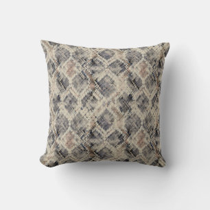 Snake skin, Python, Anaconda, skin, reptile, Throw Pillow