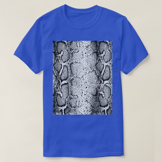 SNAKE SKIN PYTHON BLACK AND WHITE BY SUBGIRL Graph T-Shirt (Design Front)
