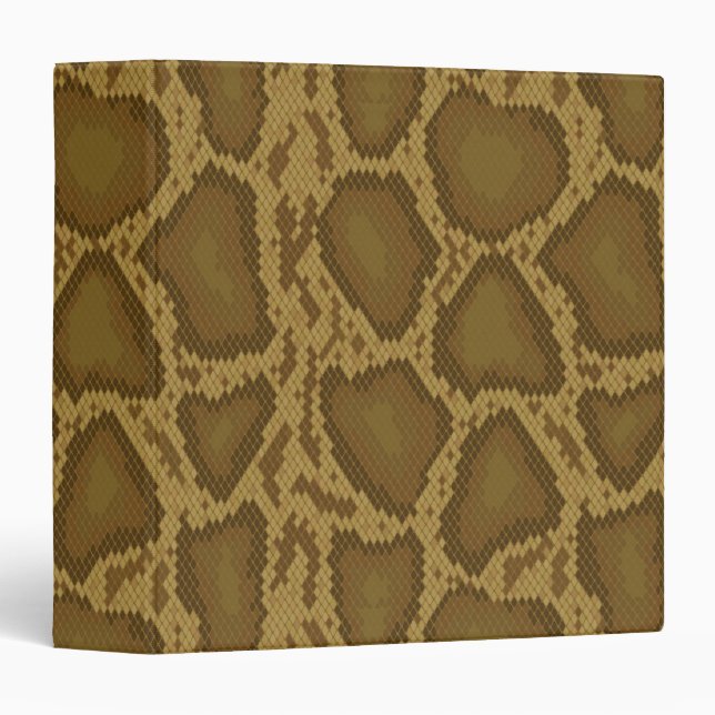 Snake skin, reptile pattern binder (Front/Spine)