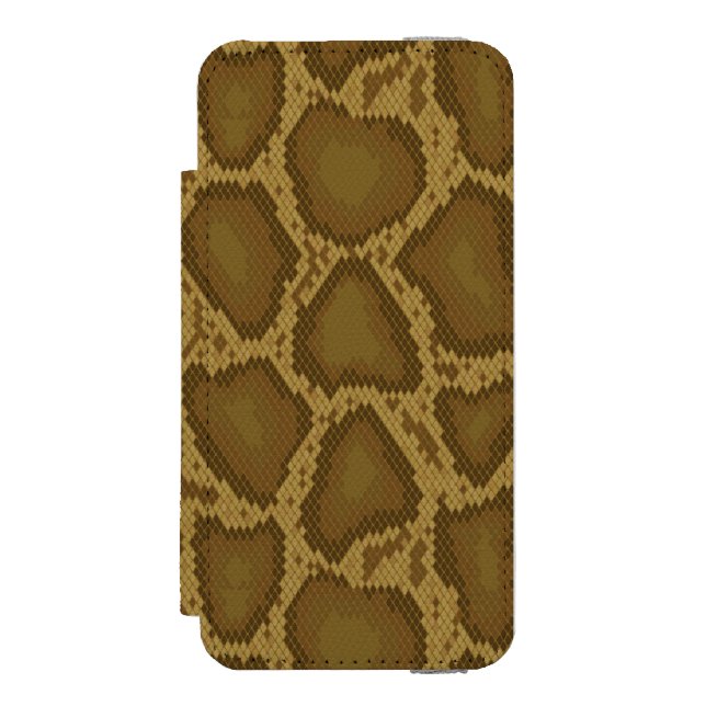 Snake skin, reptile pattern incipio iPhone wallet case (Folio Front)