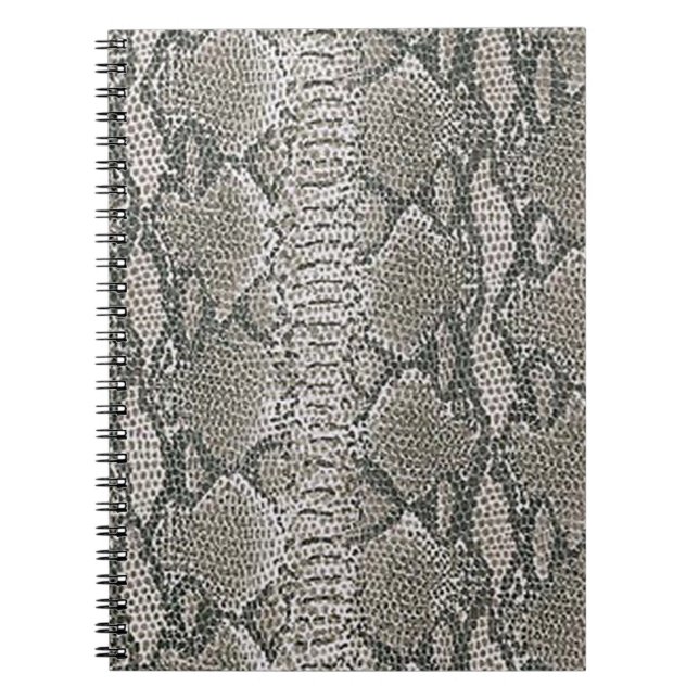 Snake Skin Spiral Notebook (Front)