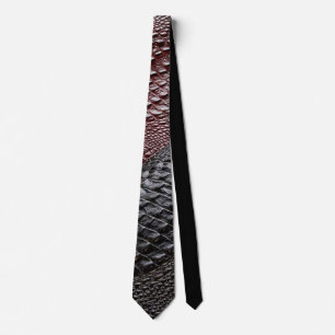 Snake Skin Texture Tie