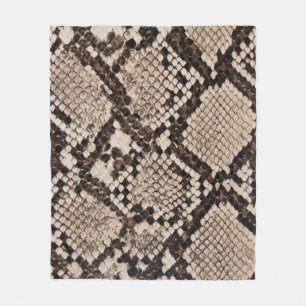 Snake skin: textured background. fleece blanket