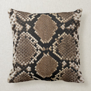 Snake Skin Throw Pillow
