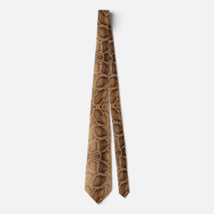 Snake skin tie