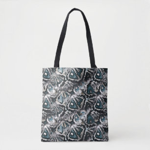 Snake skin  tote bag