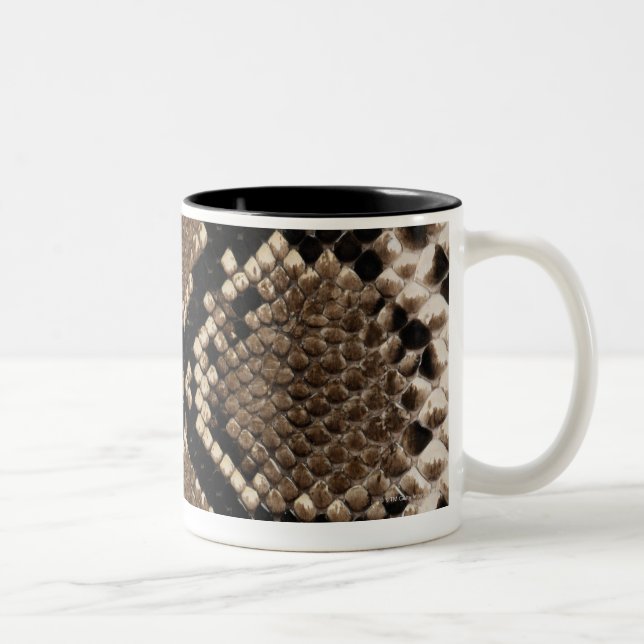 Snake Skin Two-Tone Coffee Mug (Right)