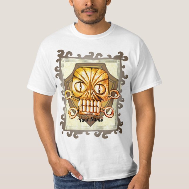 Snake Skull  T-Shirt (Front)