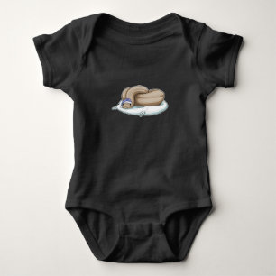 Snake Sleeping Pillow Baby Bodysuit