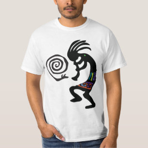Snake Sun Petroglyphs Kokopelli T-Shirt